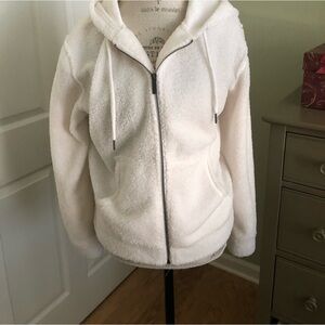 Dressy Casual zip up hooded sweater